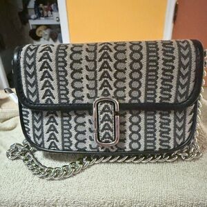 Marc Jacob’s Mini J soft monogrammed shoulder bag
